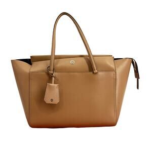 *FLAWED* TORY BURCH Parker Tan/Camel Leather Tote